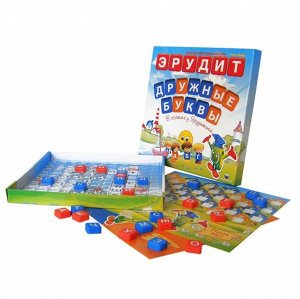 Настольная игра  "Эрудит. Дружные буквы"