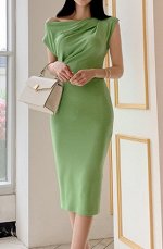 Коктейльное платье, зеленое