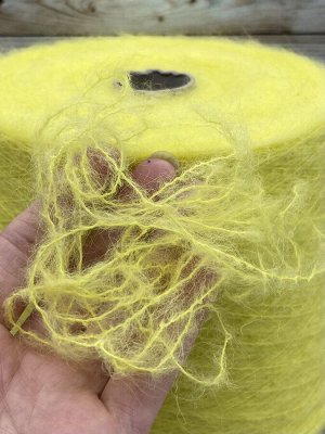 Пряжа для вязания 100 гр., Altero comfort 52% бэби альпака 32% полиакрил 14% полиамид 2% эластана  600м/100гр  Giallo (желтый)