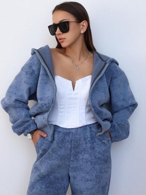 Спортивный костюм женский К030 Голубой