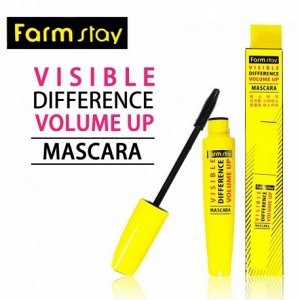Тушь для ресниц объем черная Farmstay Visible Difference Volume up mascara Корея