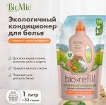 Кондиционер для белья экологичный BioMio Bio-Soft Мандарин 1000 мл Refill