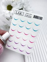 LAK NAILS #446 Слайдер с френчем для дизайна ногтей/для маникюра