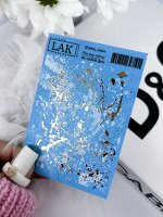 LAK NAILS #F199 Фольгированный слайдер для дизайна ногтей/для маникюра