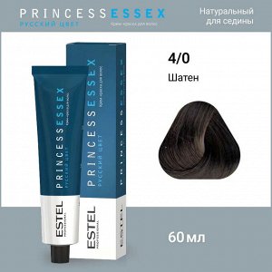 Эстель Крем-краска для волос ESTEL PRINCE, 4/0 Шатен , 100 мл, Estel