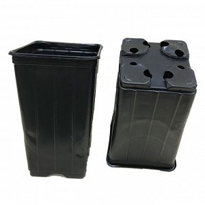 Горшок квадратный 2,1л 12*12*19,5 Роза