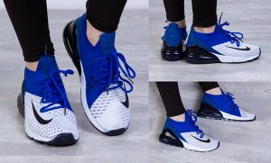 Обувь женская 4504 Кроссовки "576 - NK-Двухцветные" Бело-Синие