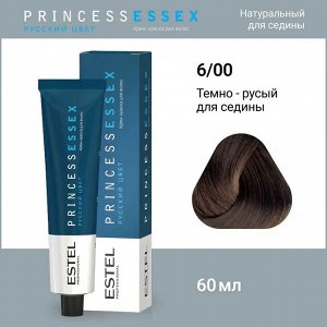 Эстель Крем-краска для волос ESTEL PRINCE, 6/00 Темно-русый для седины, 100 мл, Estel
