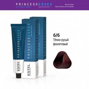 Эстель Крем-краска для волос ESTEL PRINCE, 6/6 Темно-русый фиолетовый, 100 мл, Estel