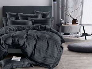 КПБ полисатин-страйп 2,0сп с пр-ней 200*220 Графит