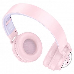 Наушники беспроводные HOCO W50 Cute Cat Кошачьи Ушки Bluetooth, 400 мАч, TF, AUX