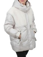 350-X28 LT. BEIGE Куртка зимняя женская (200 гр. холлофайбер)