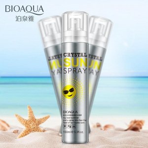 Увлажняющий освещающий спрей BioAqua Cristal Sun Spray, 150 мл