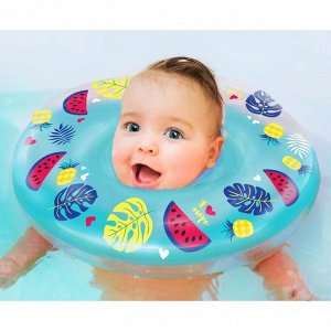 Детский набор для купания «Я люблю купаться», 2 предмета: круг + термометр