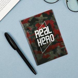 Паспортная обложка &quot;Real Hero&quot;