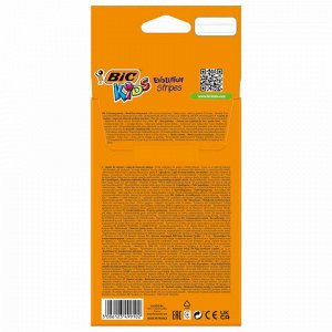 Карандаши цветные BIC "Evolution Stripes", 12 цветов, шестигранные, грифель 9505221