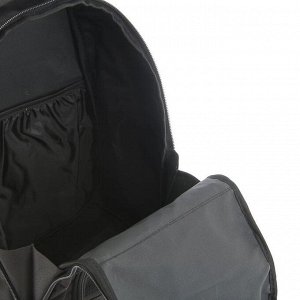 Рюкзак молодёжный Luris «Городской 44», 42 x 28 x 16 см, эргономичная спинка,, чёрный