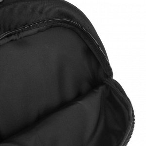 Рюкзак молодёжный Stavia 40 х 28 х 18 см, эргономичная спинка, «Небоскрёбы», чёрный/красный/зелёный