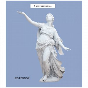 Тетрадь А5 48 л., ПЗБМ, скоба, клетка, Soft Touch, "Ой, девочки" (5 видов), 24147