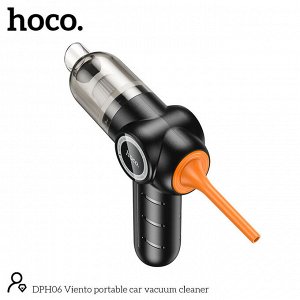 Автомобильный мини портативный аккумуляторный вакуумный пылесос  HOCO DPH06 3000mAh