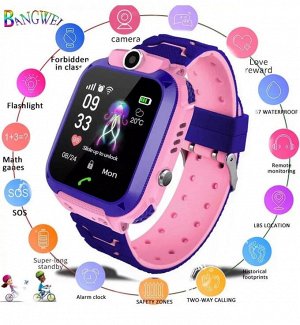 Умные детские часы Smart Baby Watch HD 808 (S12,S9,E01) GPS, Связь, SOS