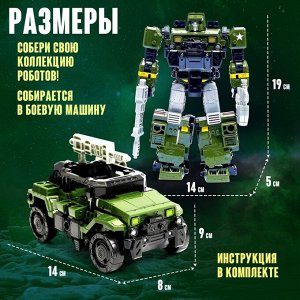 Робот «Полковник», трансформируется