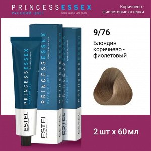 Эстель Крем-краска для волос ESTEL PRINCE, 9/76  Блондин коричнево-фиолетовый 100 мл,Estel