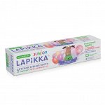 Клубничный мусс с кальцием и микроэлементами З/паста LAPIKKA Junior 74 гр (для тех быстро растет 7+)