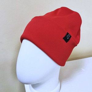 Шапка детская демисезонная с отворотом