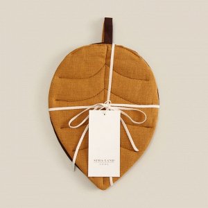 Прихватка для кухни осенняя SL HOME Kitchen autumn, 18x27 см, 100% лён, синтепон, 200 г/м2