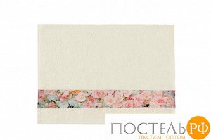 Полотенце "Aquarelle" 70/140 Фотобордюр цветы Полотенце AQ МХ40 70/140 Т303/0301 08