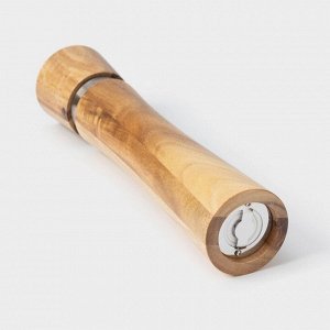 Мельница для специй Magistro Wooden, 5.5x26.5 см, керамический механизм, коричневая
