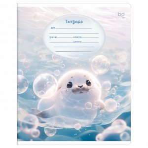 Тетрадь школьная 18л., КЛЕТКА BG ""Bubble""