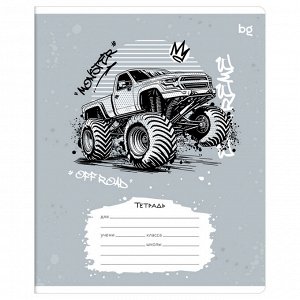 Тетрадь школьная 18л., КЛЕТКА BG ""Крутые тачки""