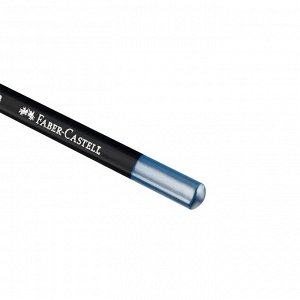 Карандаши цветные Faber-Castell ""Black Edition"", 12цв., металлик, трехгран., черное дерево, заточен.