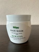 DUDU Маска для волос с кератином, 500 мл