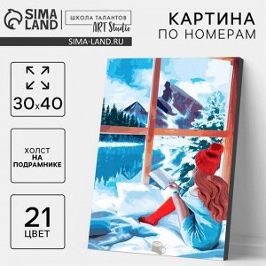 Картина по номерам на холсте с подрамником «Новый год! Зимние мечты», 40x30 см