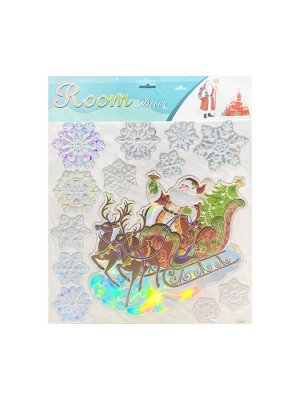 Наклейки Новогодние 31*30,4 см.