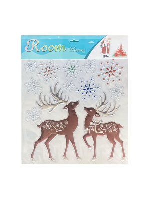 Наклейки Новогодние 31*30,4 см.