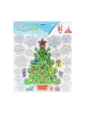 Наклейки Новогодние 31*30,4 см.