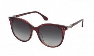 Солнцезащитные очки женские TWINSET STW024 SHINY STRIPED RED+PINK