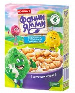 ФРУТОНЯНЯ Сухие завтраки Фанни Ямми ПОДУШЕЧКИ мультизлаковые молочные 220г