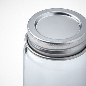 ГУЛЬДИСКбаночка для специй, прозрачное стекло/нержавеющая сталь, 6 мл.