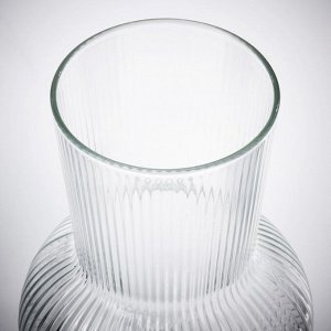 ПУДРА, ваза, прозрачное стекло, 17 см