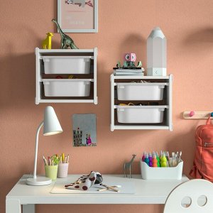 TROFAST, настенное хранилище, белый, 34x21x30 см