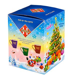 чай HILLTOP подарочный набор: чай + кружка 60 г 1/8