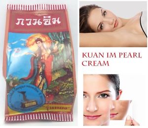 Тайский отбеливающий жемчужный крем для лица   KUAN IM Pearl Cream 3 g.