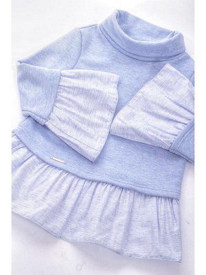 Джемпер-Свитшот, из футера 3-нитки петля и сорочечной ткани