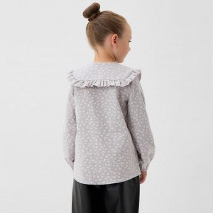 Рубашка для девочки из фланели KAFTAN размер, серый