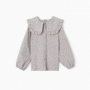 Рубашка для девочки из фланели KAFTAN размер, серый
